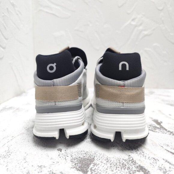 New On Cloudnova White Pearl Cloudtec Running Shoes Women's Size - Picture 8 of 9